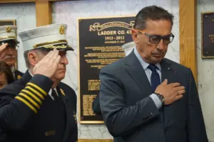 FDNY Commissioner Daniel Nigro honors victims of 9/11